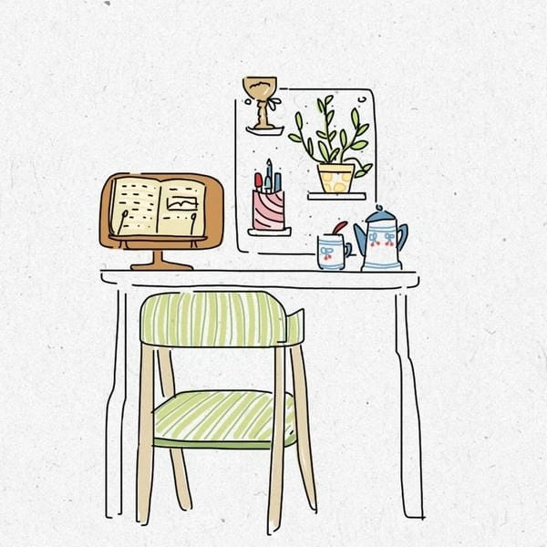 vẽ tranh góc học tập 9