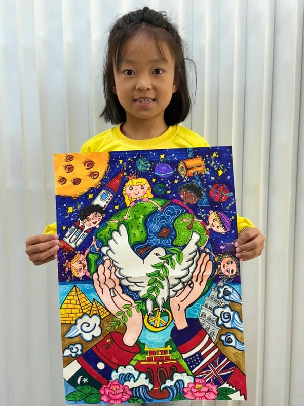 vẽ tranh hòa bình 11