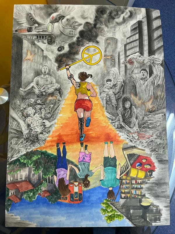 vẽ tranh hòa bình 21