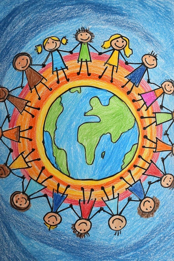 vẽ tranh hòa bình 22