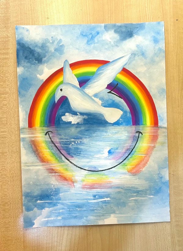 vẽ tranh hòa bình 24