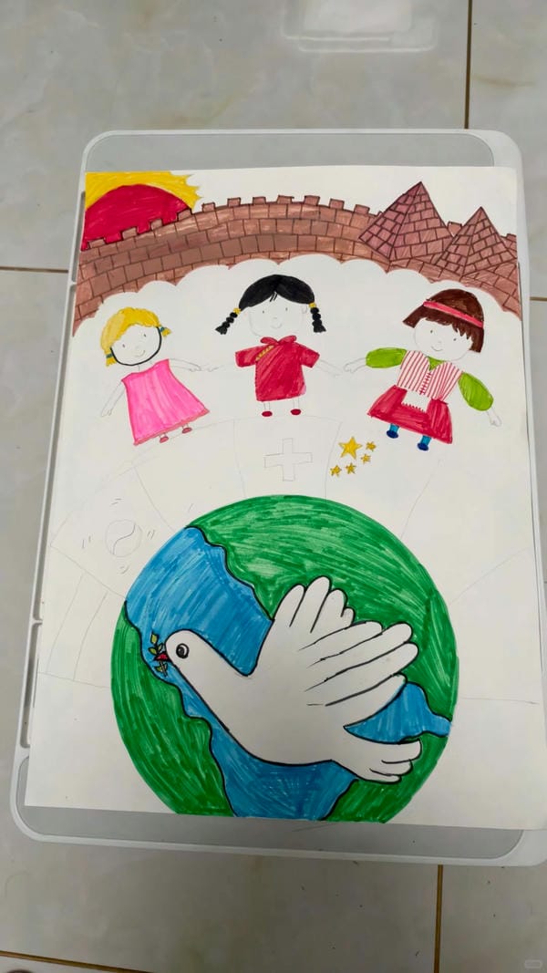 vẽ tranh hòa bình 25