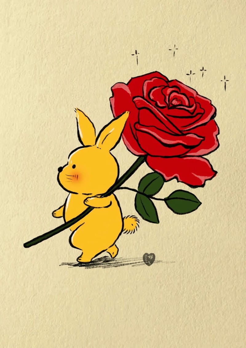 vẽ tranh hoa hồng