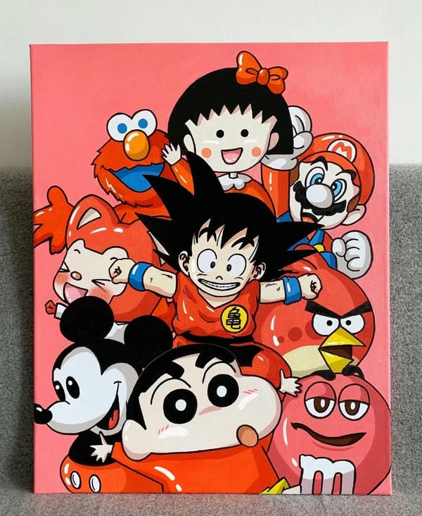 vẽ tranh hoạt hình 10