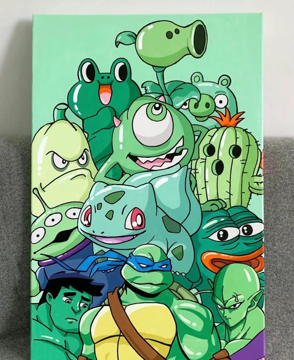 vẽ tranh hoạt hình 11