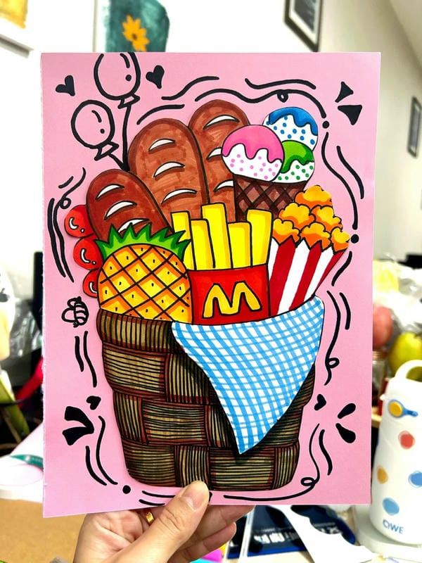 vẽ tranh hoạt hình 13