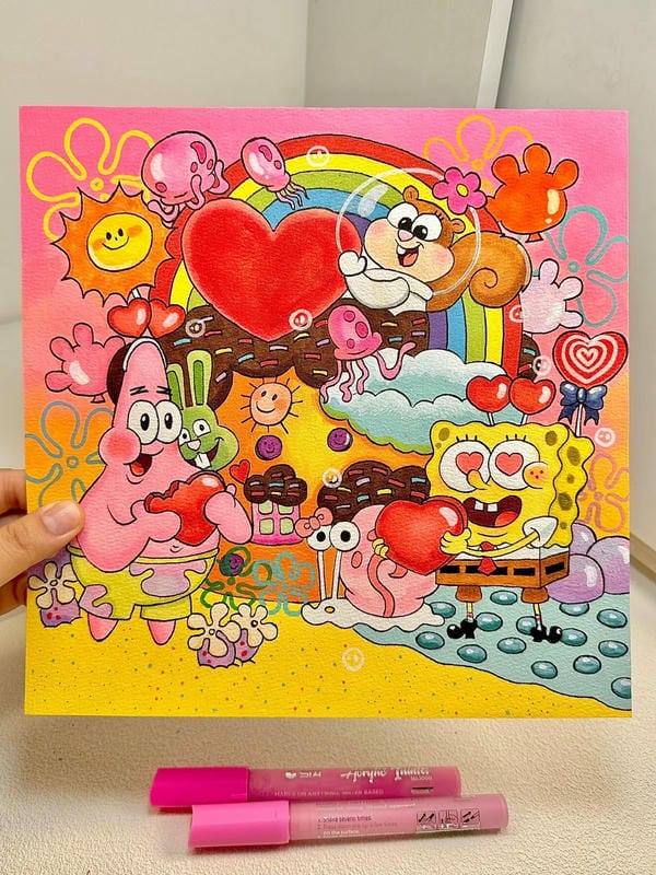 vẽ tranh hoạt hình 26