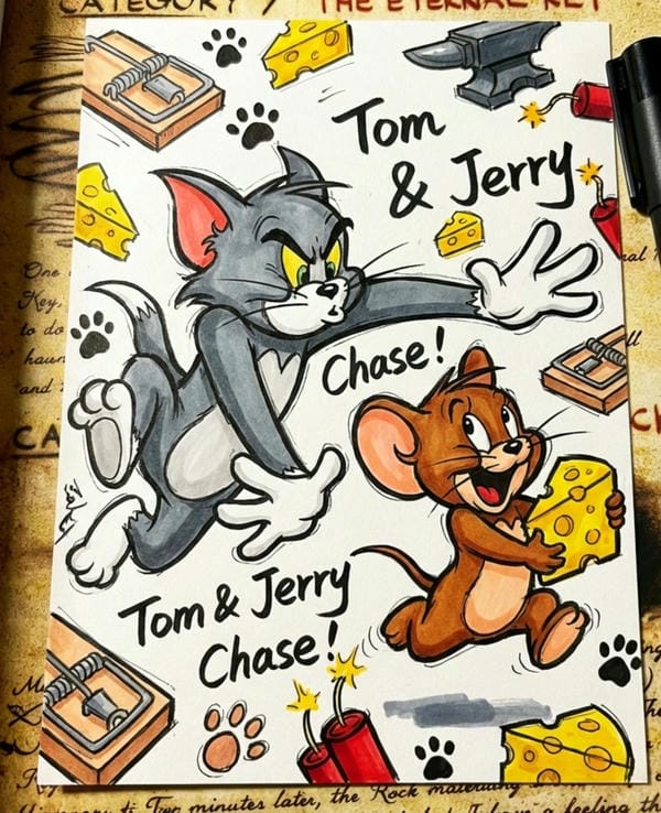 vẽ tranh hoạt hình 3