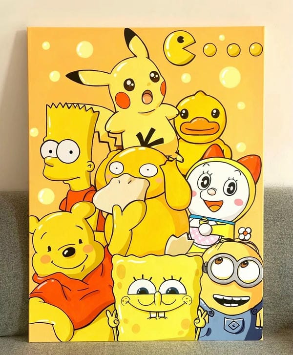 vẽ tranh hoạt hình 6