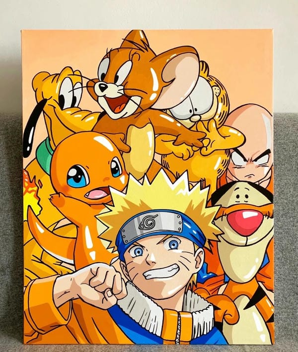 vẽ tranh hoạt hình 9