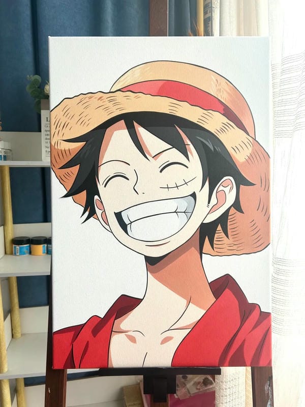 vẽ tranh luffy 23