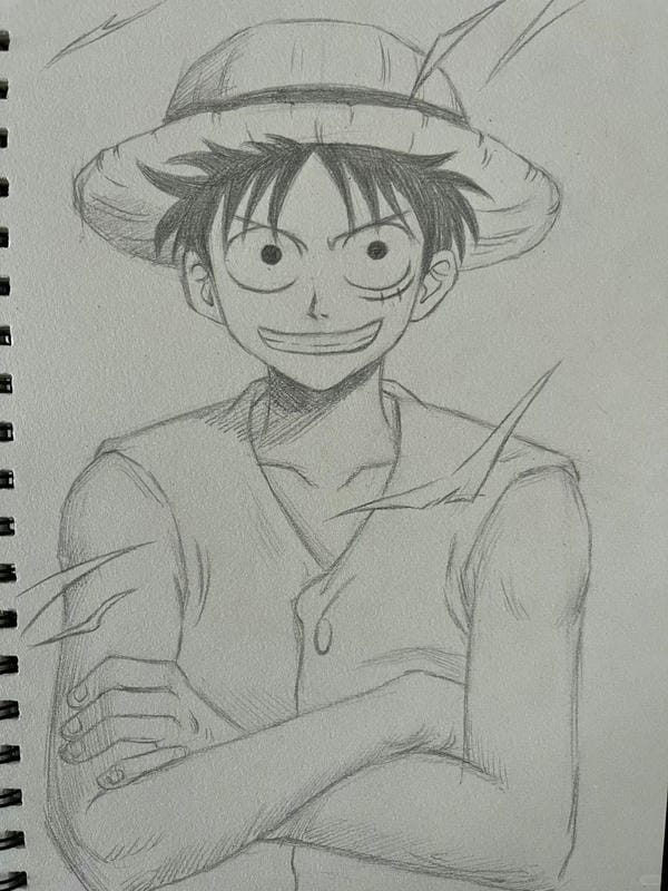 vẽ tranh luffy 26
