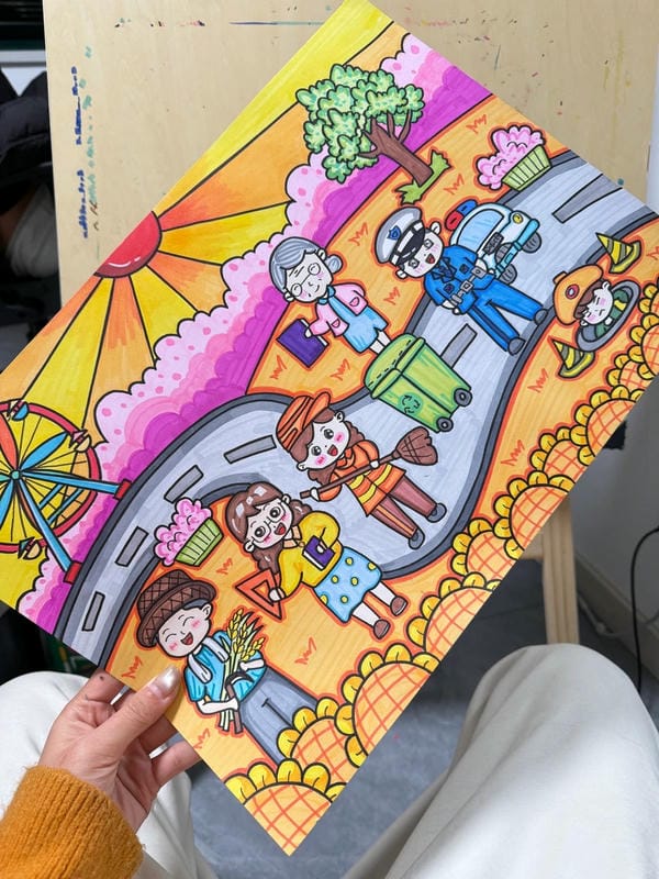 vẽ tranh nghề nghiệp 19