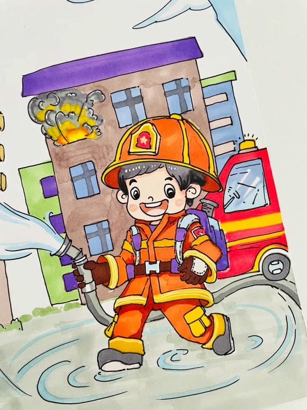 vẽ tranh nghề nghiệp 5