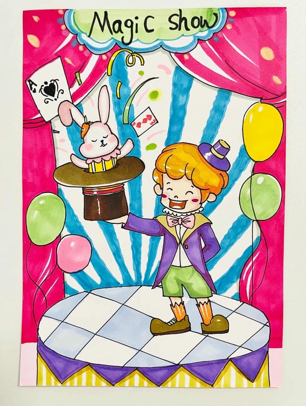 vẽ tranh nghề nghiệp 8