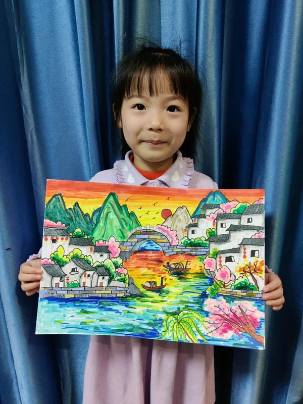 vẽ tranh ngôi nhà 20