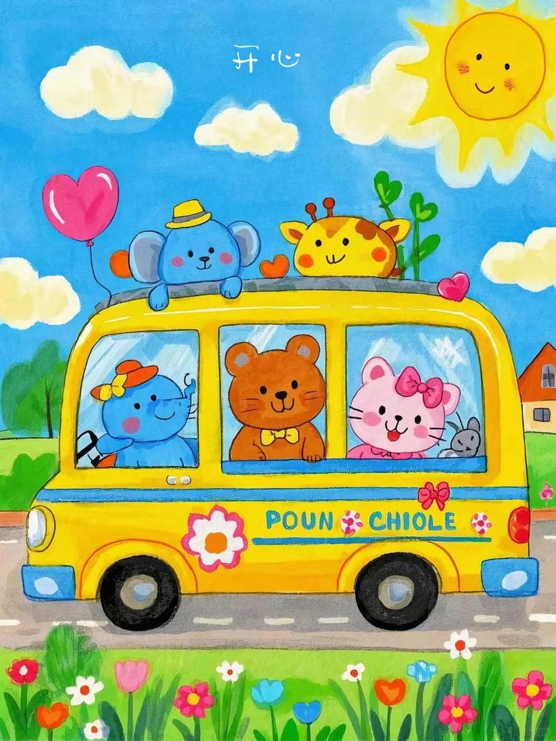 vẽ tranh ô tô mơ ước 11