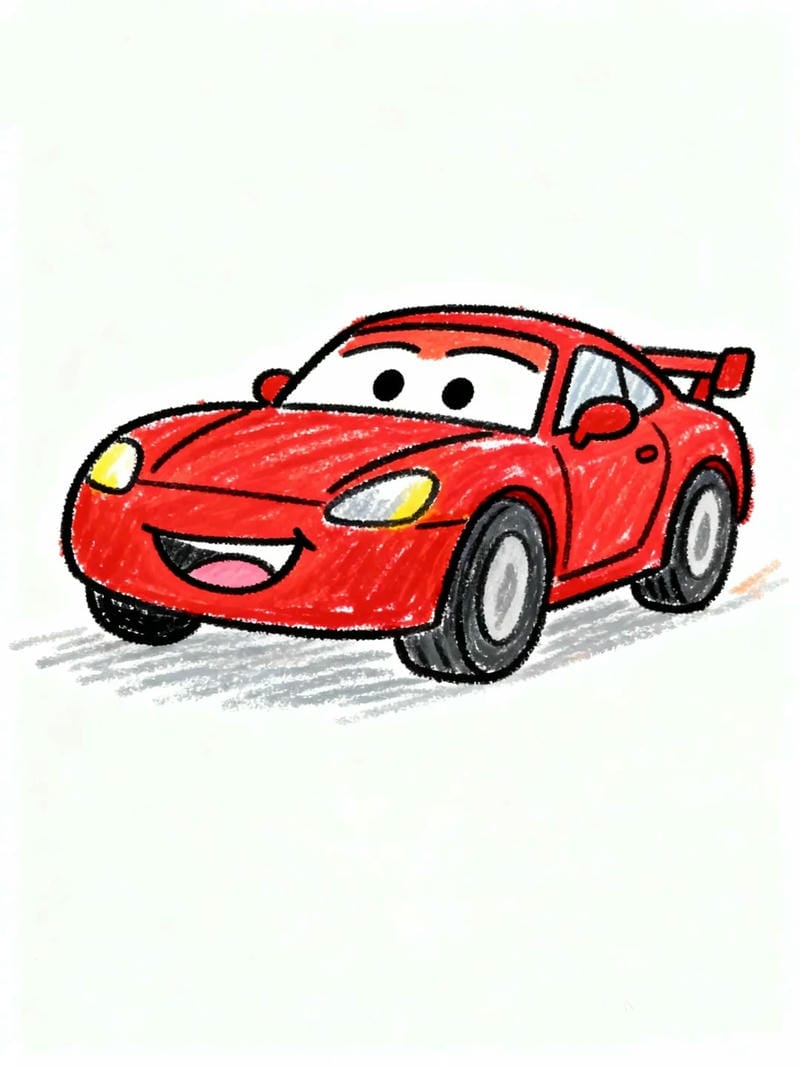 vẽ tranh ô tô mơ ước 23