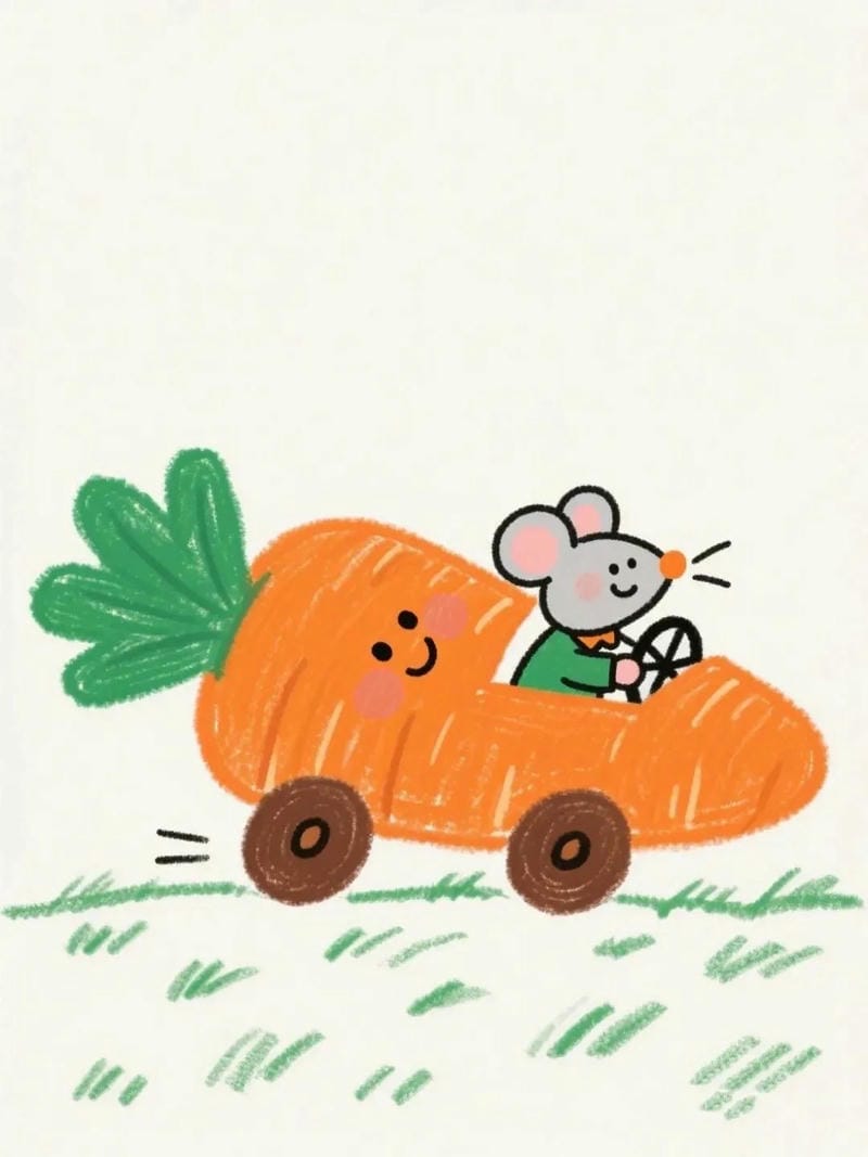 vẽ tranh ô tô mơ ước 6