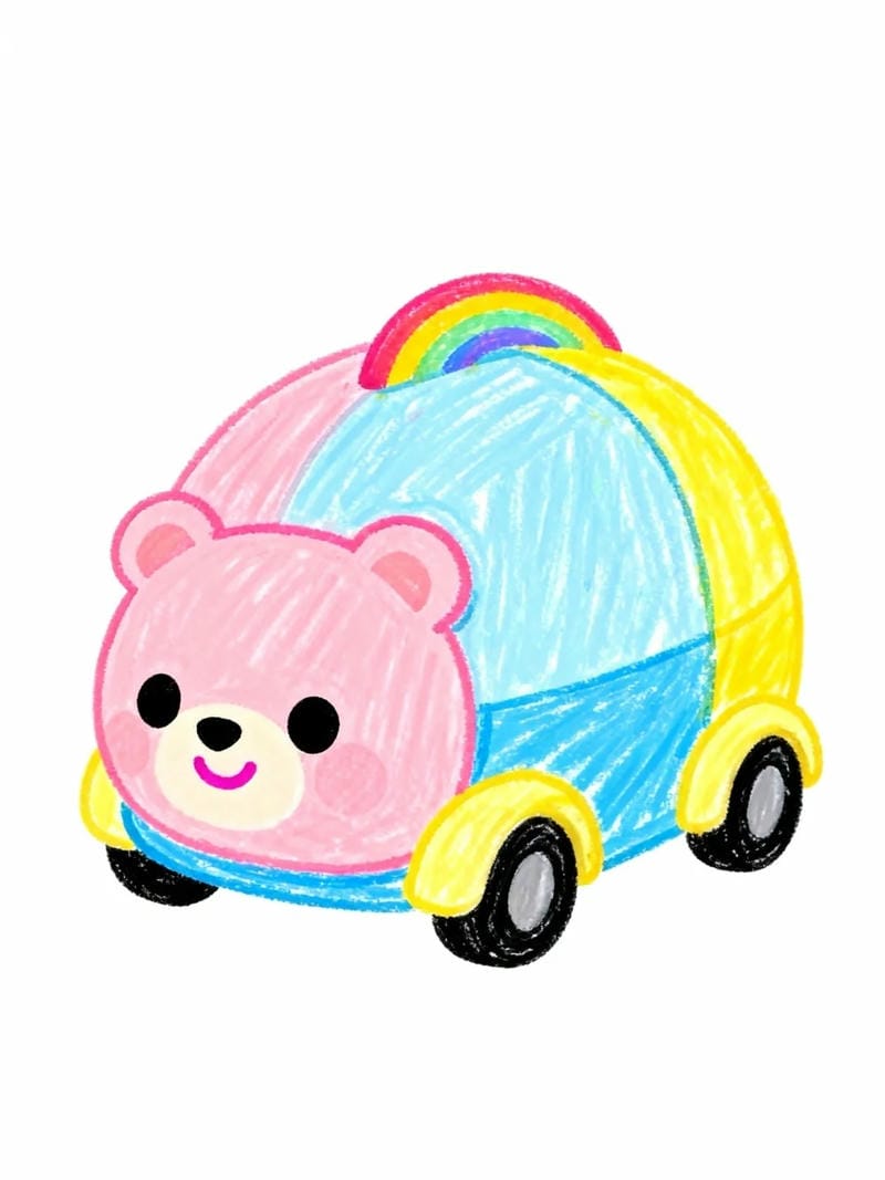 vẽ tranh ô tô ước mơ