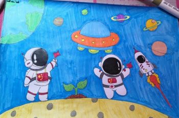 192+ Vẽ tranh phi hành gia siêu ngầu cho bé lạc vào vũ trụ