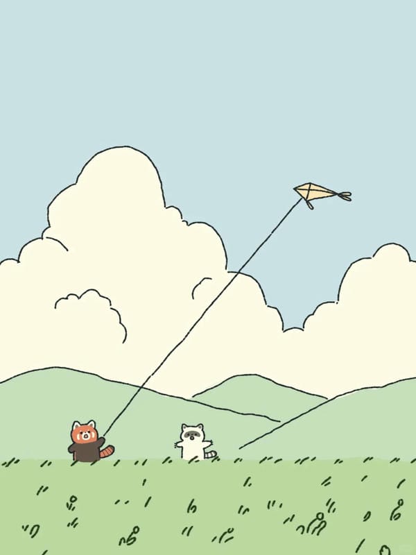 vẽ tranh thả diều đẹp 1