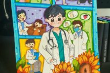 219+ vẽ tranh ước mơ của em làm bác sĩ giản dị đầy hy vọng