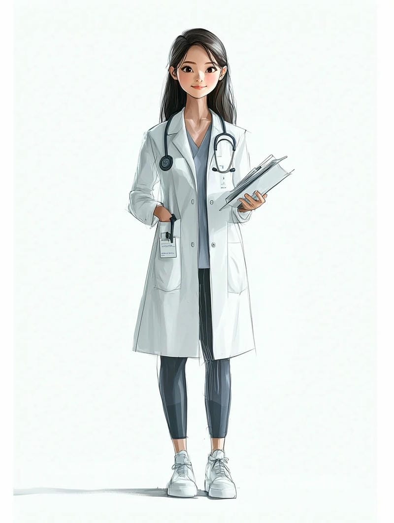 vẽ tranh ước mơ của em làm bác sĩ 28