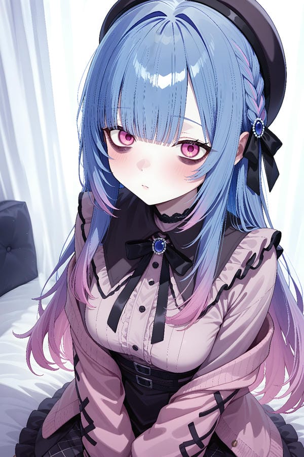 ảnh anime màu xanh dương 23