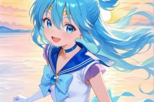 Kho 150+ ảnh anime màu xanh dương đang hot nhất hiện nay