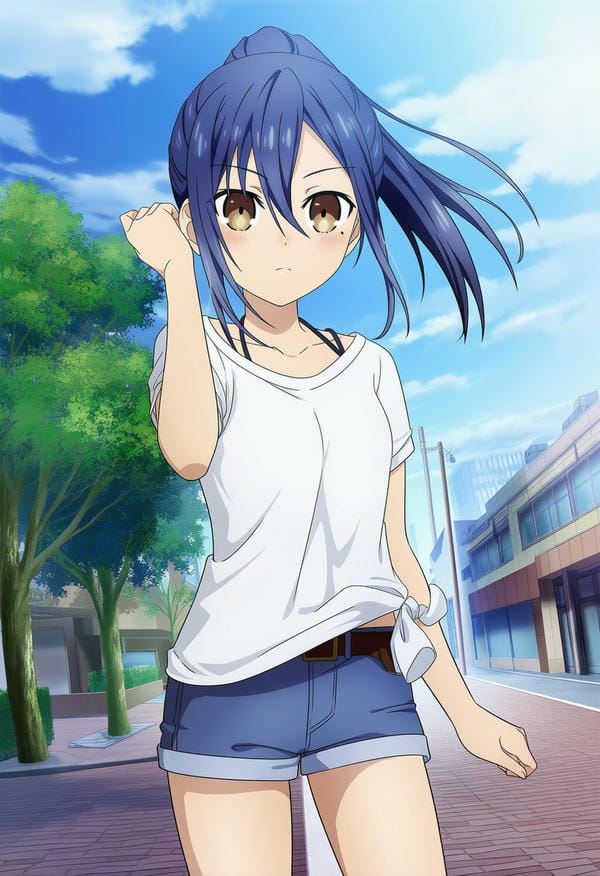 ảnh anime màu xanh dương 28