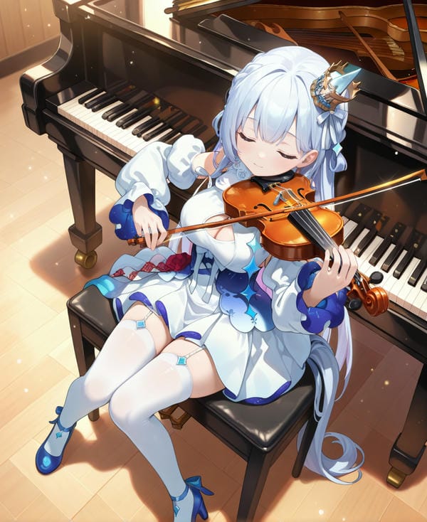 ảnh anime màu xanh dương 9