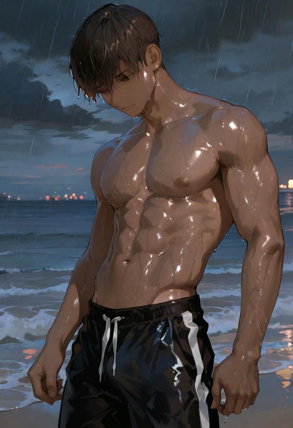 ảnh anime nam buồn 2