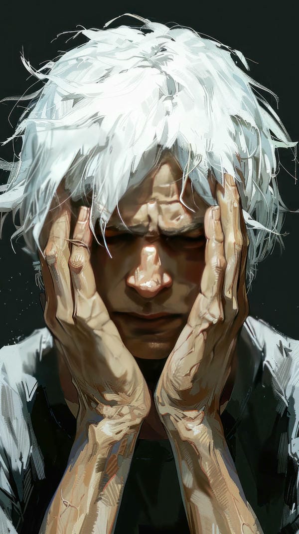 ảnh anime nam buồn 24