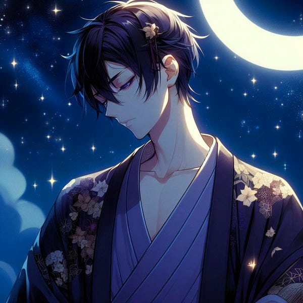 ảnh anime nam buồn 3