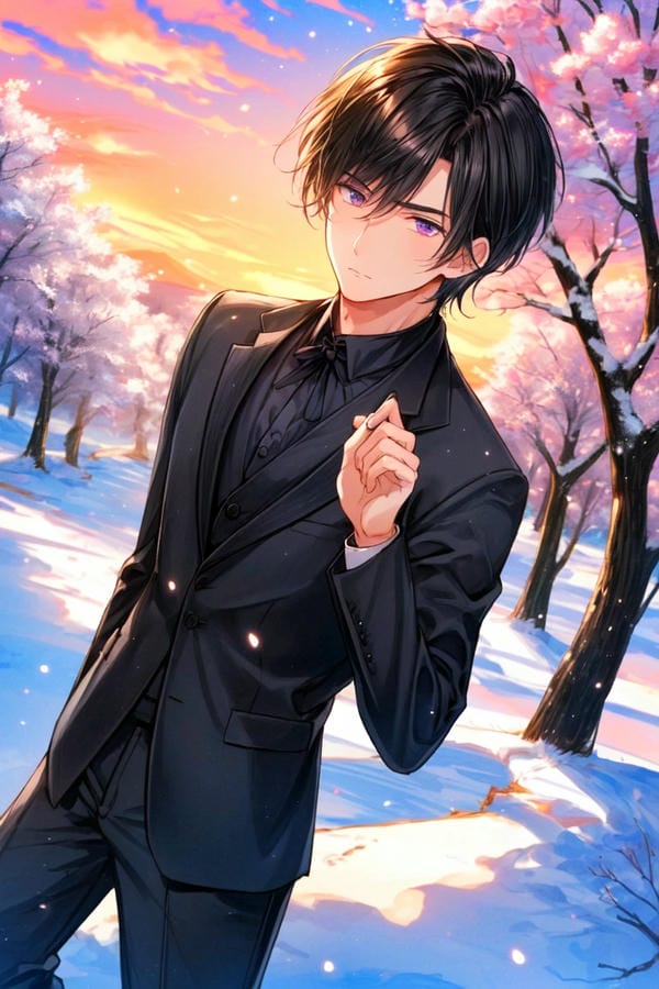 ảnh anime nam buồn 4