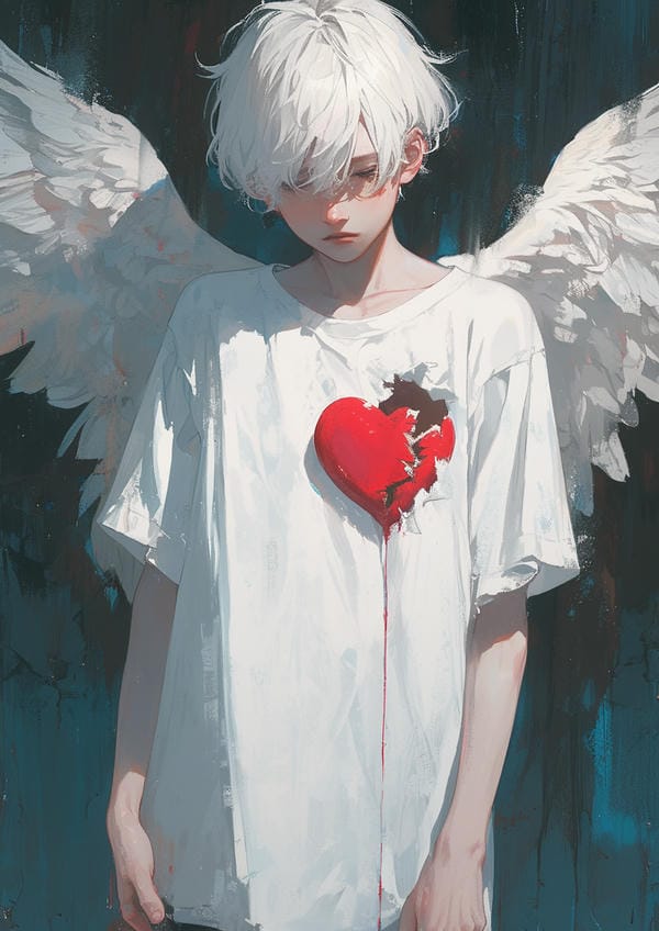 ảnh anime nam buồn 5