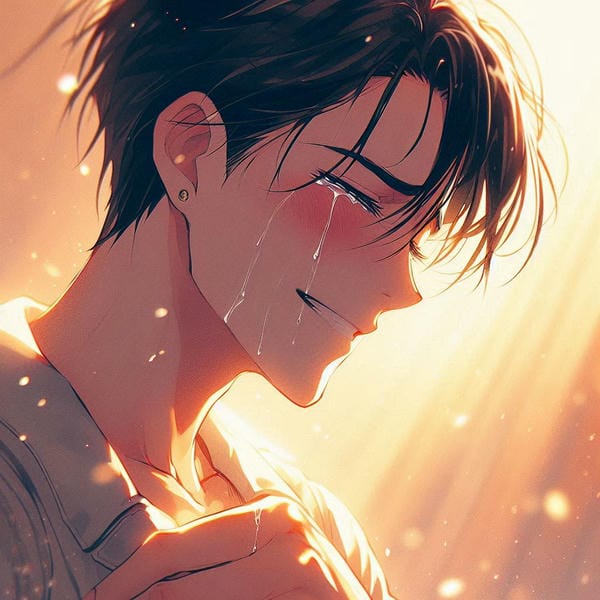 ảnh anime nam buồn 7