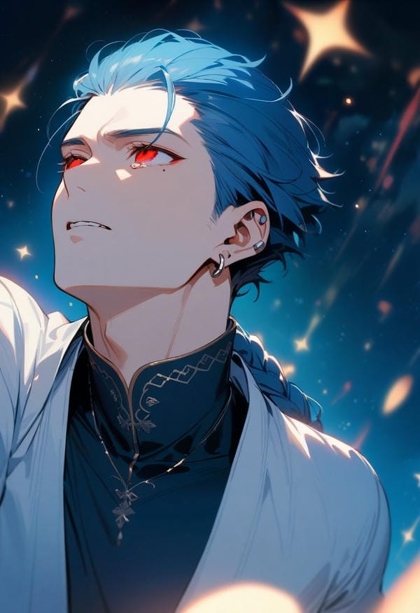 ảnh anime nam buồn 9