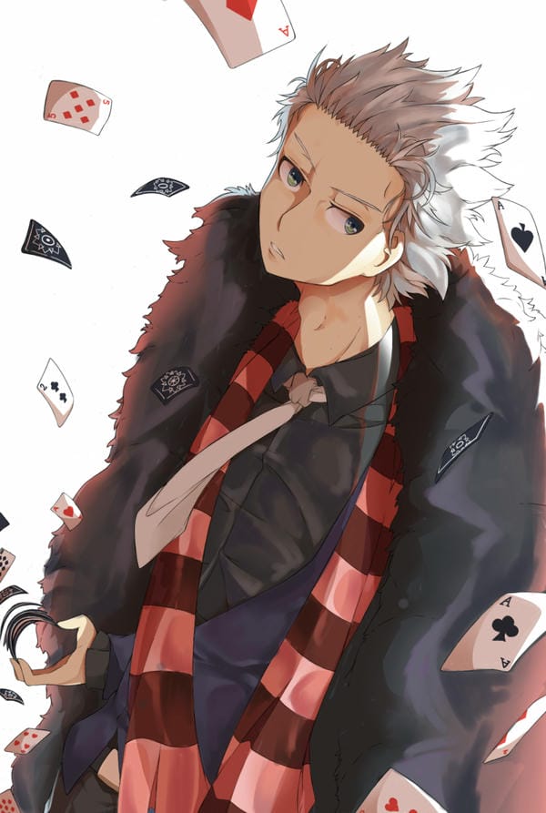 ảnh anime nam tóc trắng 17