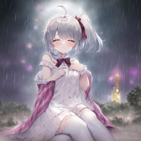 ảnh anime nữ buồn 12