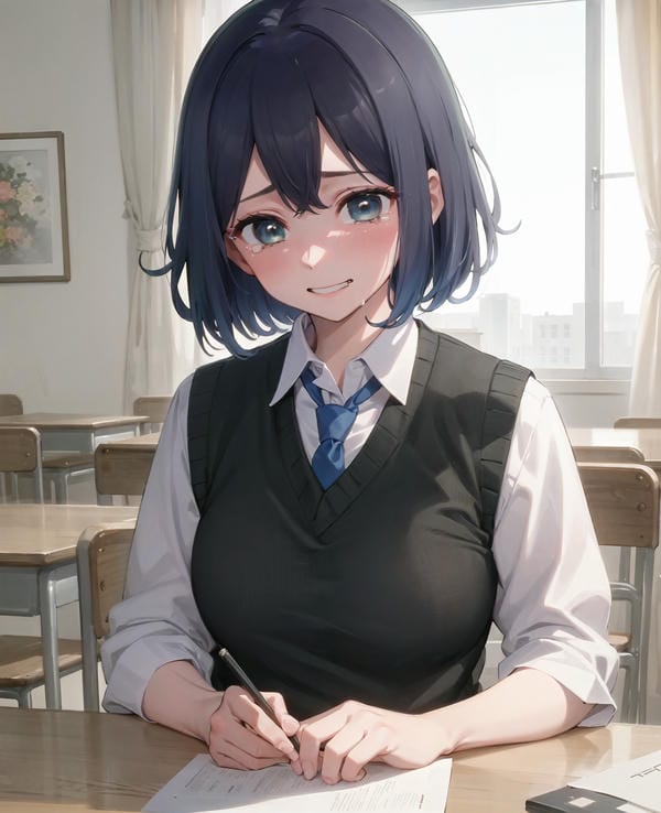 ảnh anime nữ buồn 15