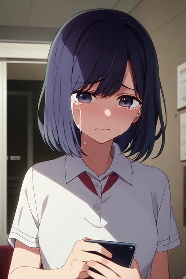 ảnh anime nữ buồn 16