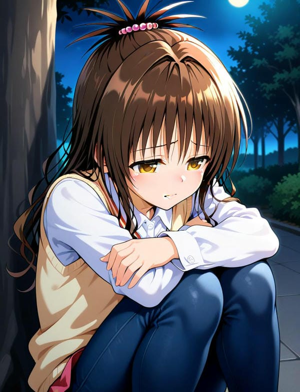 ảnh anime nữ buồn 3