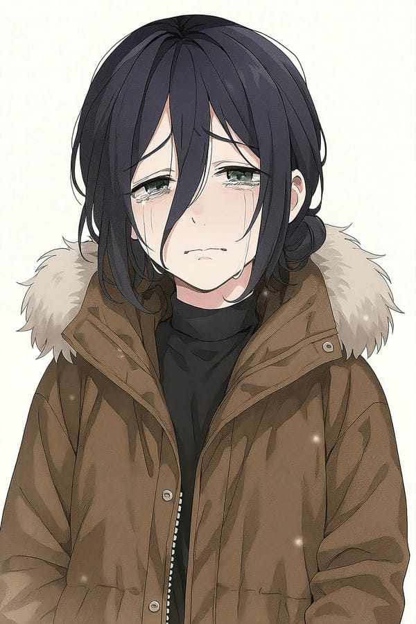 ảnh anime nữ buồn 4