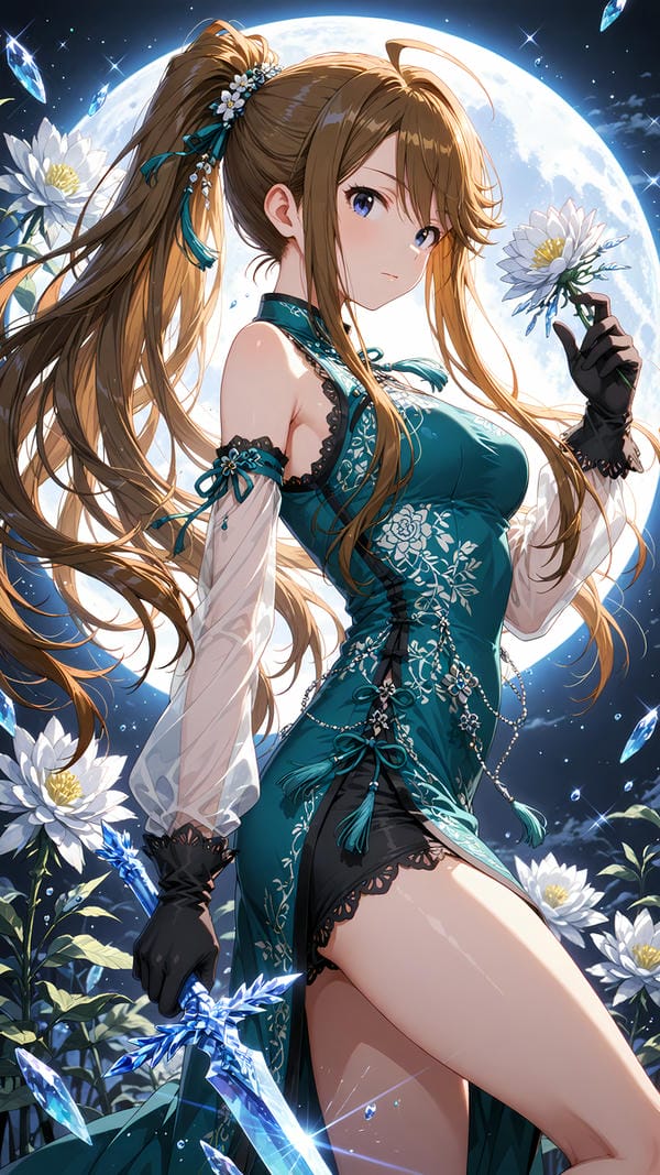 ảnh anime nữ cầm kiếm 1