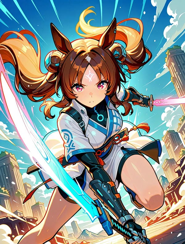 ảnh anime nữ cầm kiếm 20