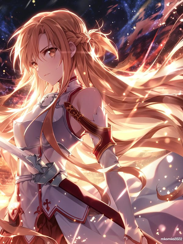 ảnh anime nữ cầm kiếm 28