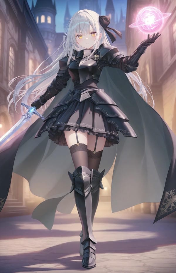 ảnh anime nữ cầm kiếm 3