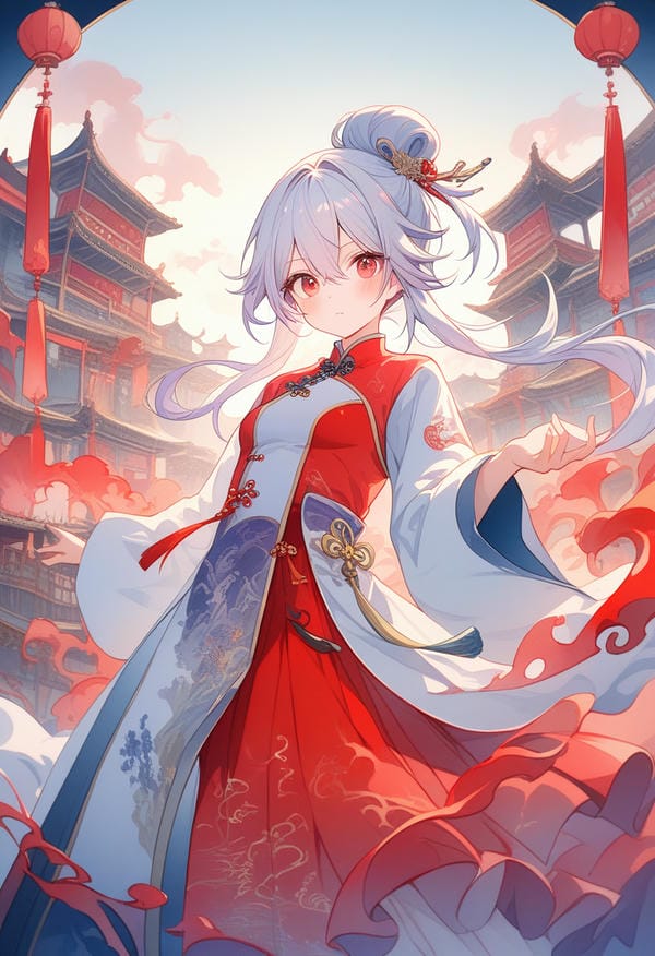 ảnh anime nữ cổ trang 22